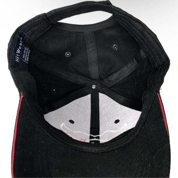 UNLV Runnin Rebels HitWear Black Red Rebelstrong Adjustable Hat Cap - Picture 4 of 6